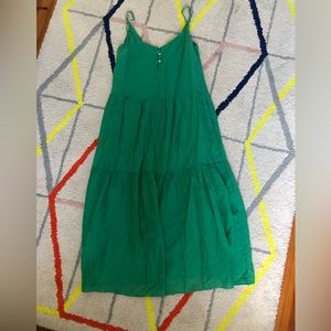 Kelly Green Velvet brand dress size M